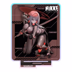 Goddess of Victory: Nikke Crouching Series Acrylic Stand Scarlet Holographic