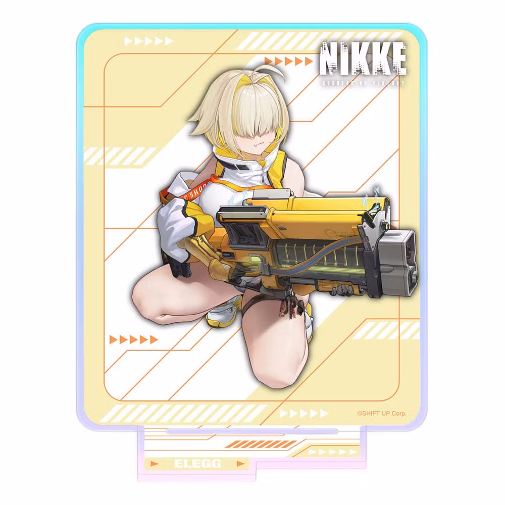 Goddess of Victory: Nikke Crouching Series Acrylic Stand Elegg Holographic
