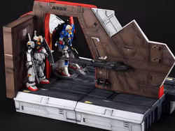 Mobile Suit Zeta Gundam HG Series Realistic Model Series Diorama Nahel Argama catapult Deck 40th Anniversary Edition