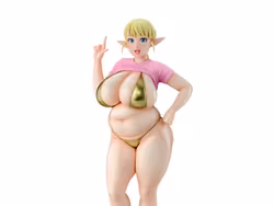 (18+) Plus-Sized Elf Elfuda (Gold Ver.) 1/7 Scale Figure