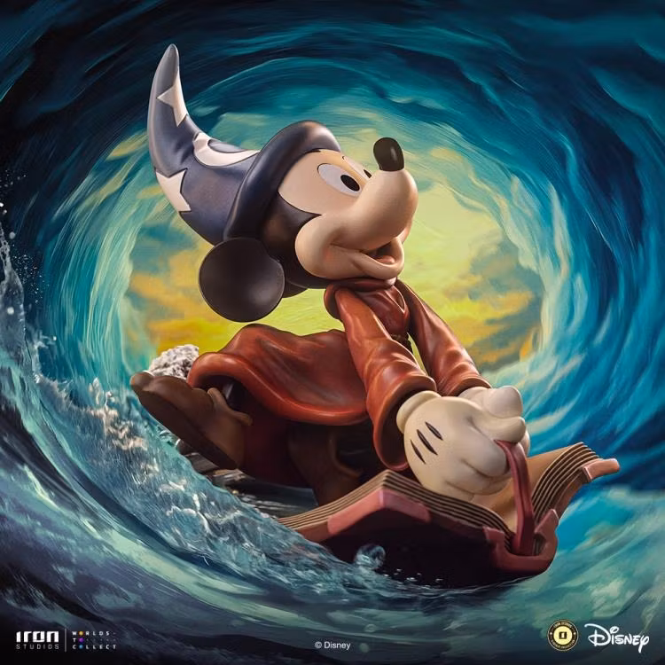 Fantasia Sorcerer Mickey 1/10 Deluxe Art Scale Limited Edition Statue