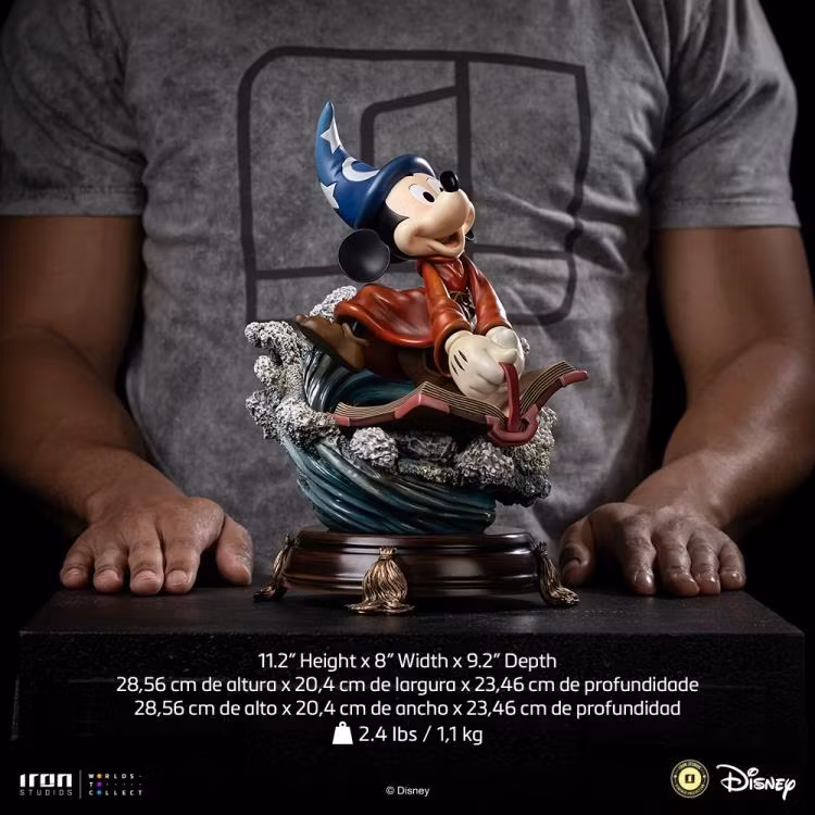 Fantasia Sorcerer Mickey 1/10 Deluxe Art Scale Limited Edition Statue
