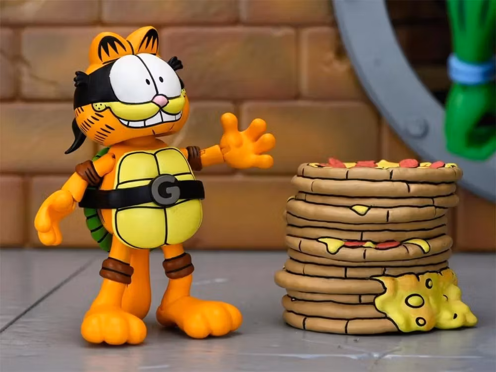 Teenage Mutant Ninja Turtles x Garfield Ultimate Garfello & Odie (Archie Comics) Action Figure Set