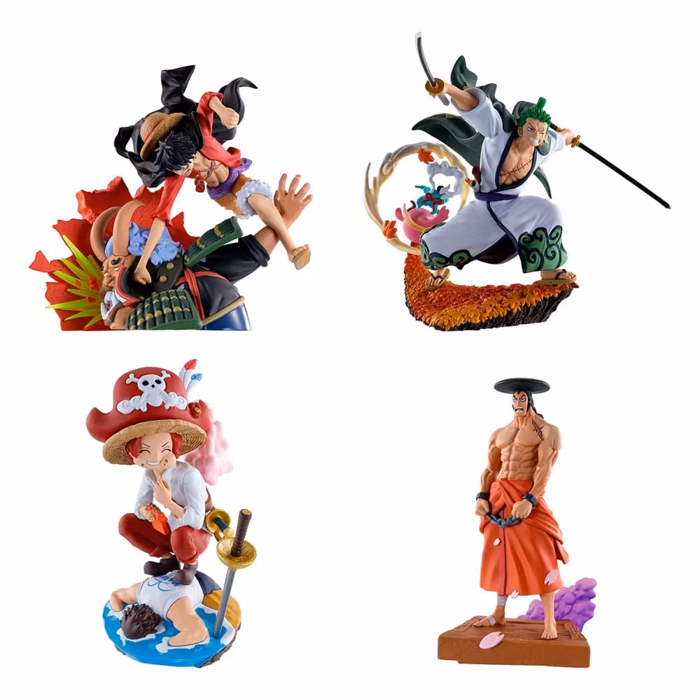 One Piece LogBox Re:Birth Wano Country Vol.3 Box of 4 Figures (Rerelease)