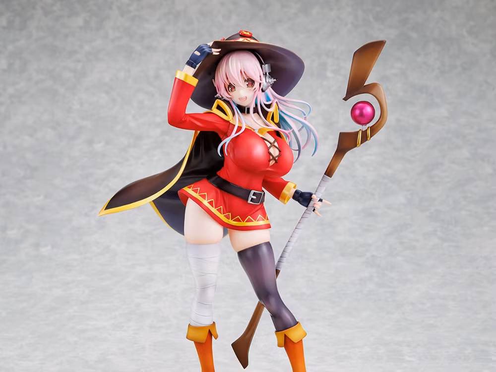 Nitroplus x KonoSuba KD Colle Super Sonico (Megumin Collaboration Ver.) 1/7 Scale Figure