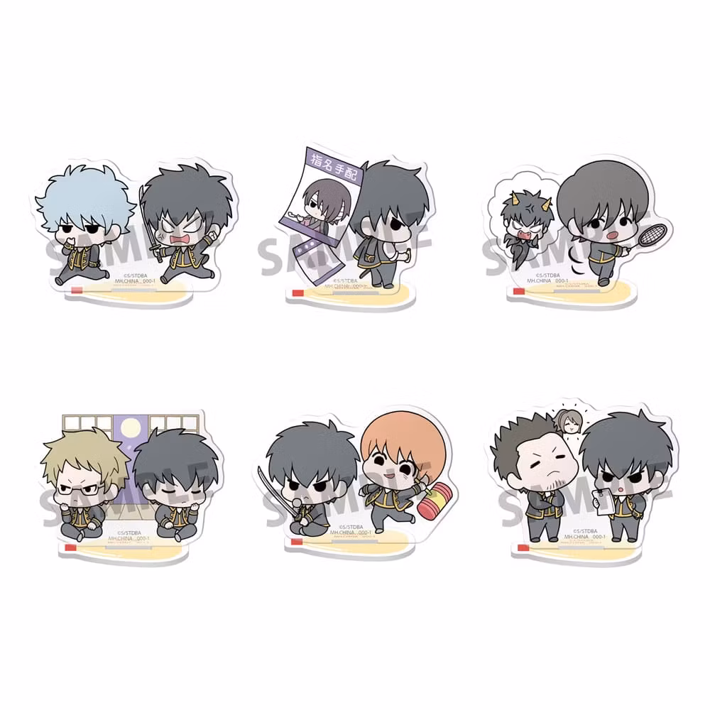 Gintama Buddycolle Acrylic Figure Gintama Vice Leader 24H Set