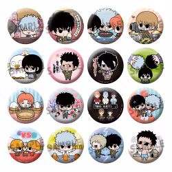 Gintama Enamel Pins Famous Scene Ver. 5 Set