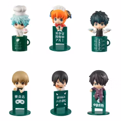 Gintama Ochatomo Series Yorozuya Cafe Box of 8 Random Figures (Rerelease)