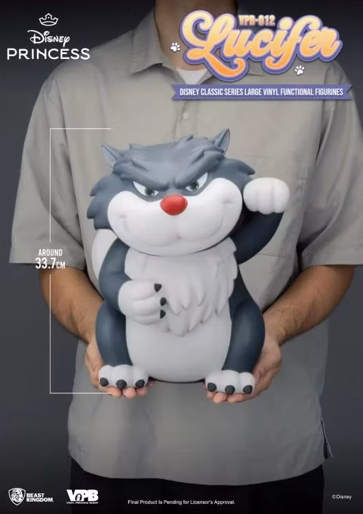 Disney Classic VPB-012 Lucifer Vinyl Piggy Bank