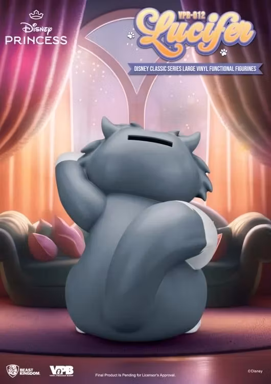 Disney Classic VPB-012 Lucifer Vinyl Piggy Bank