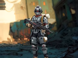 Dark Source Steel Ride Corps Designated Marksman Ethan 1/25 Scale Action Figure