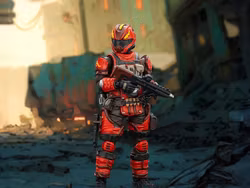 Dark Source UNSC Assaulter Elias 1/25 Scale Action Figure