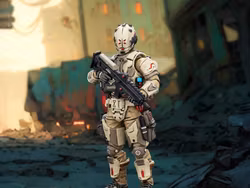 Dark Source UNSC Assaulter Samuel 1/25 Scale Action Figure