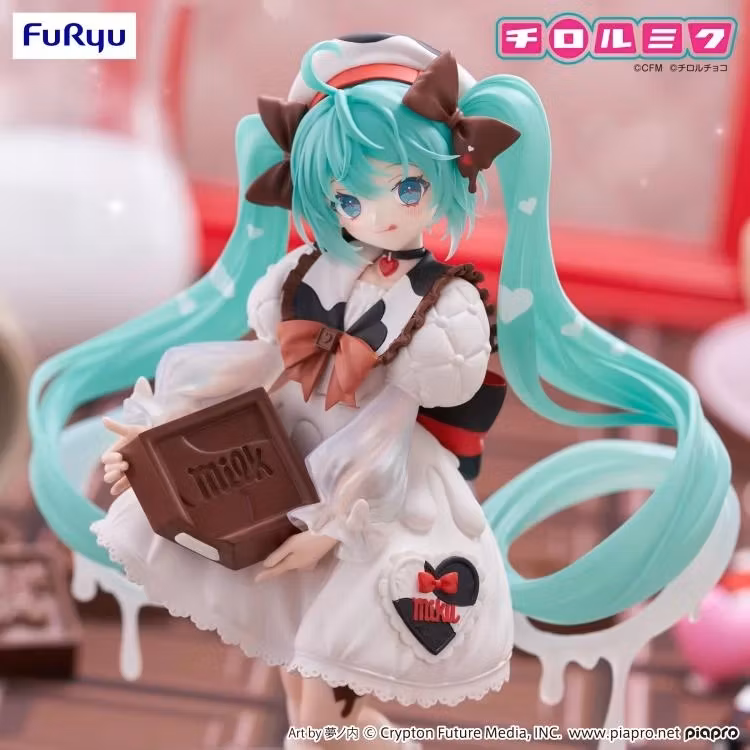 Hatsune Miku x TIROL CHOCO Trio-Try-iT Hatsune Miku (Milk Ver.) Figure