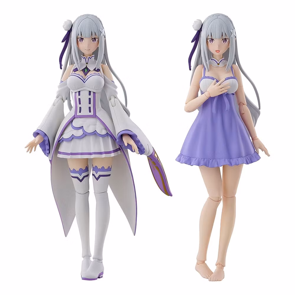 Re:Zero Kadokawa Plastic Model Series Emilia (DX Ver.) Model Kit