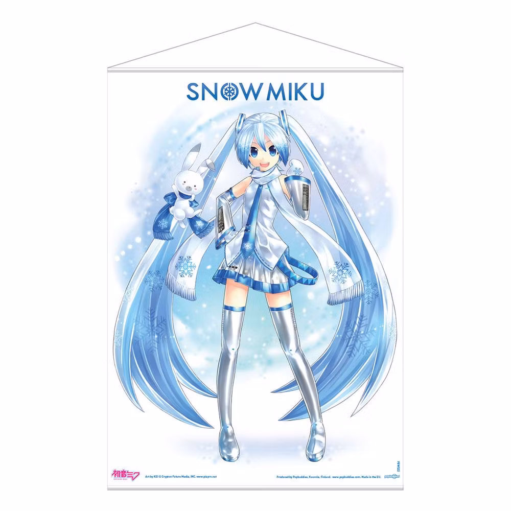Hatsune Miku Wallscroll Snow Miku 50 x 70 cm