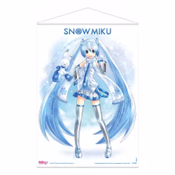 Hatsune Miku Wallscroll Snow Miku 50 x 70 cm