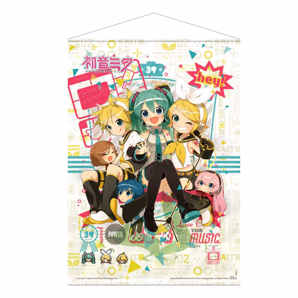 Vocaloid Wallscroll Hey! Piapro Characters 50 x 70 cm