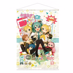Vocaloid Wallscroll Hey! Piapro Characters 50 x 70 cm