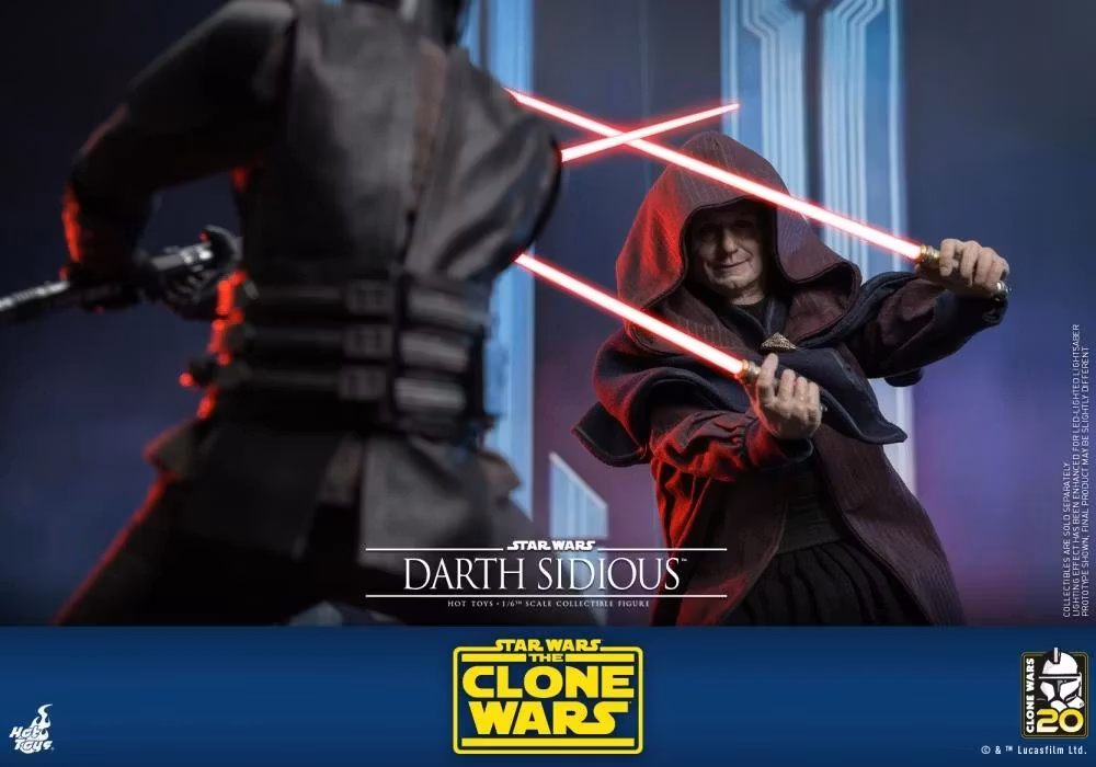 Star Wars: The Clone Wars TMS102 Darth Sidious 1/6th Scale Collectible Figure