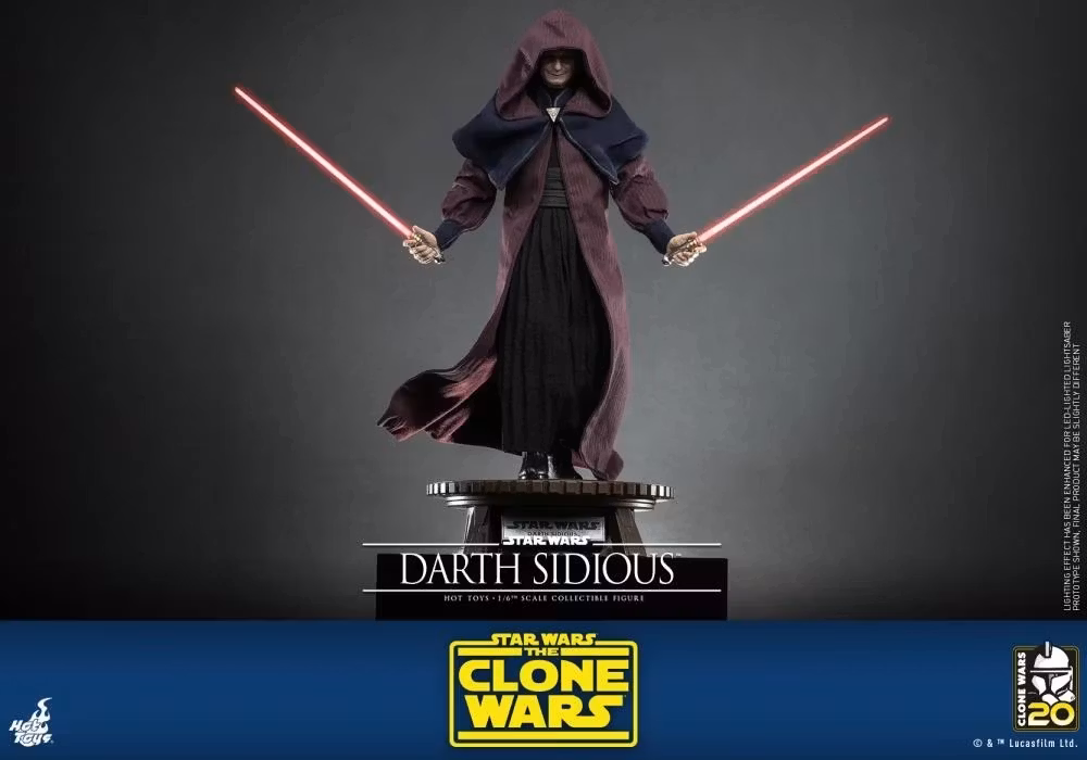 Star Wars: The Clone Wars TMS102 Darth Sidious 1/6th Scale Collectible Figure