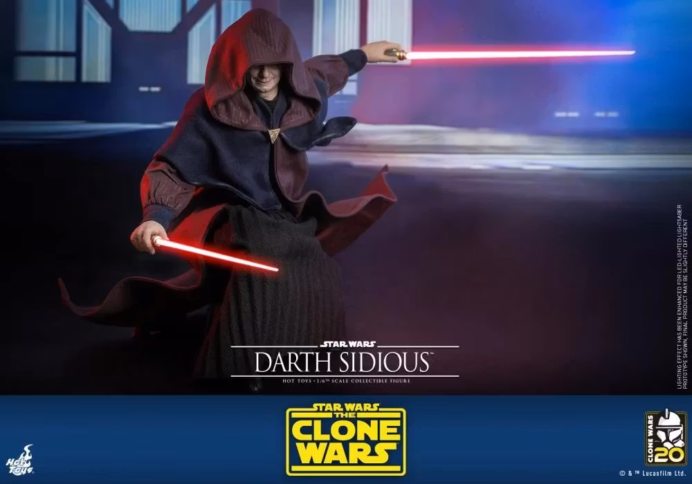 Star Wars: The Clone Wars TMS102 Darth Sidious 1/6th Scale Collectible Figure