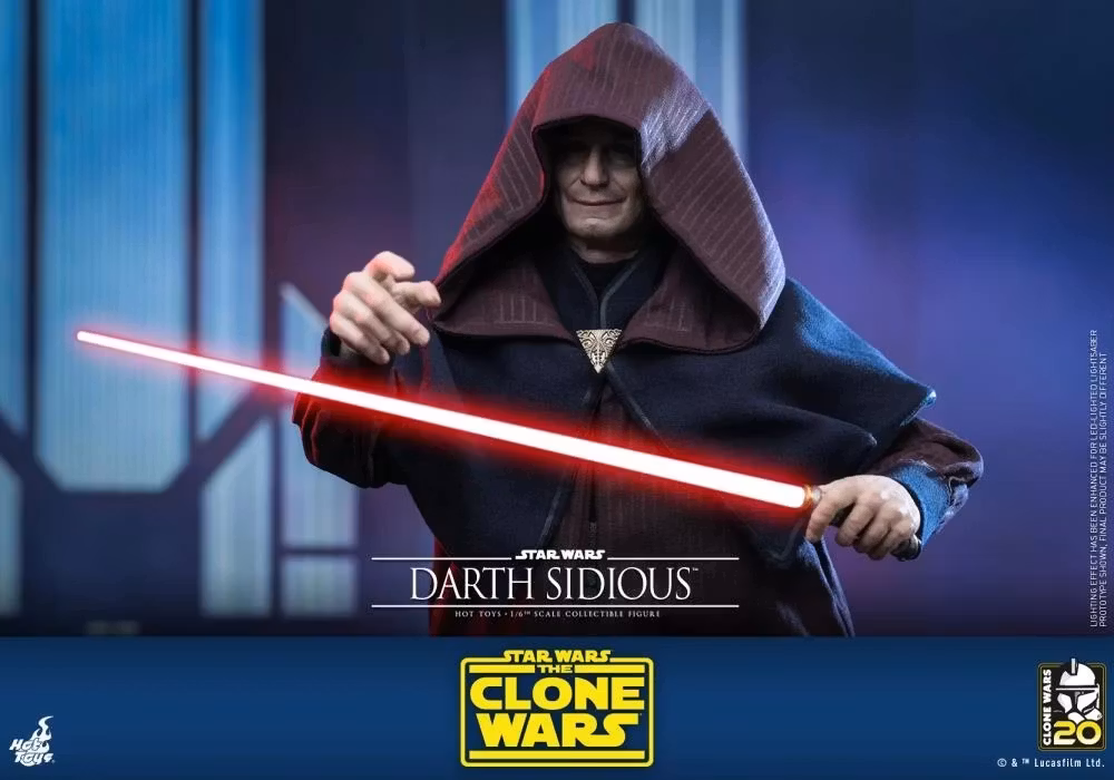 Star Wars: The Clone Wars TMS102 Darth Sidious 1/6th Scale Collectible Figure