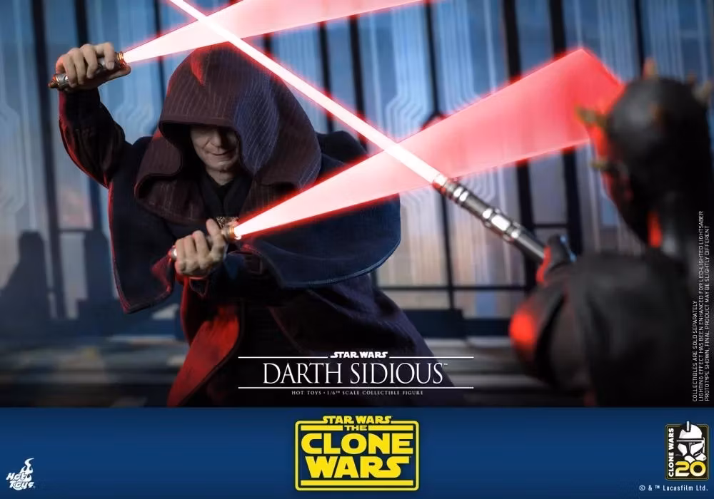 Star Wars: The Clone Wars TMS102 Darth Sidious 1/6th Scale Collectible Figure