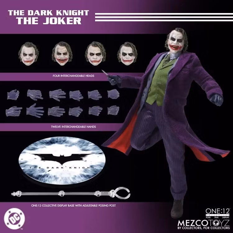 The Dark Knight One:12 Collective The Joker Action Figure