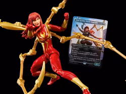 Marvel Legends Mary Jane Watson (Iron Spider) Action Figure with Exclusive Magic: The Gathering Card