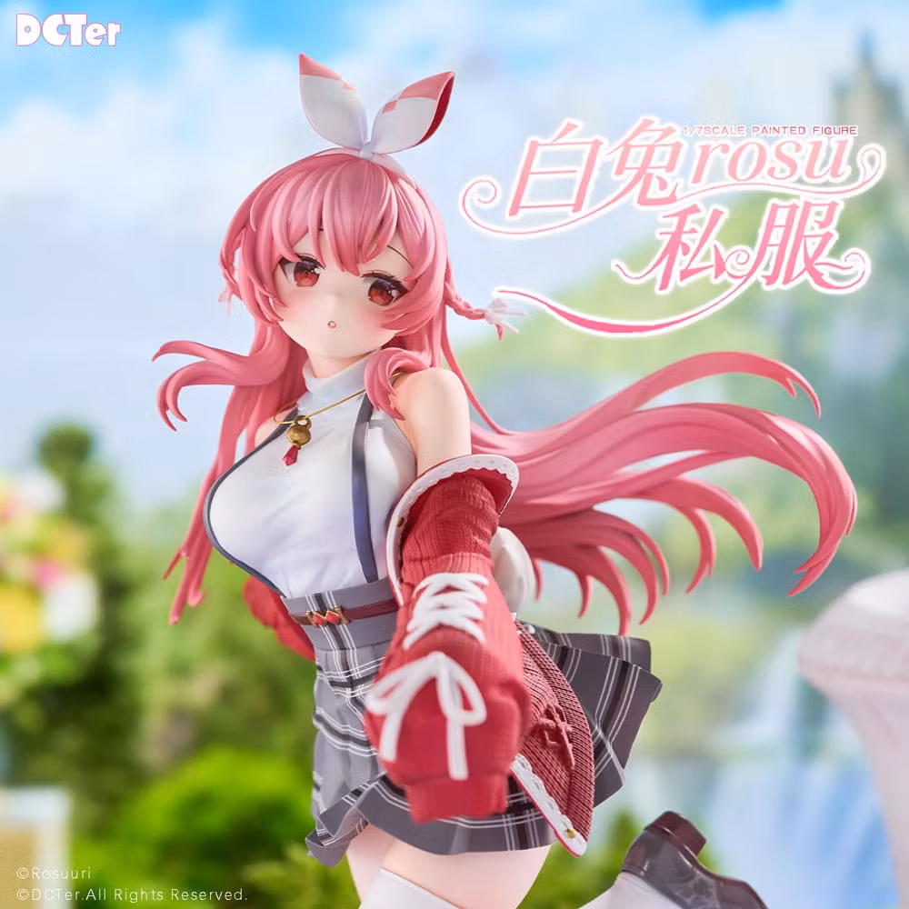 Rosuuri Illustartion White Rabbit Rosu (Casual Clothes Ver.)