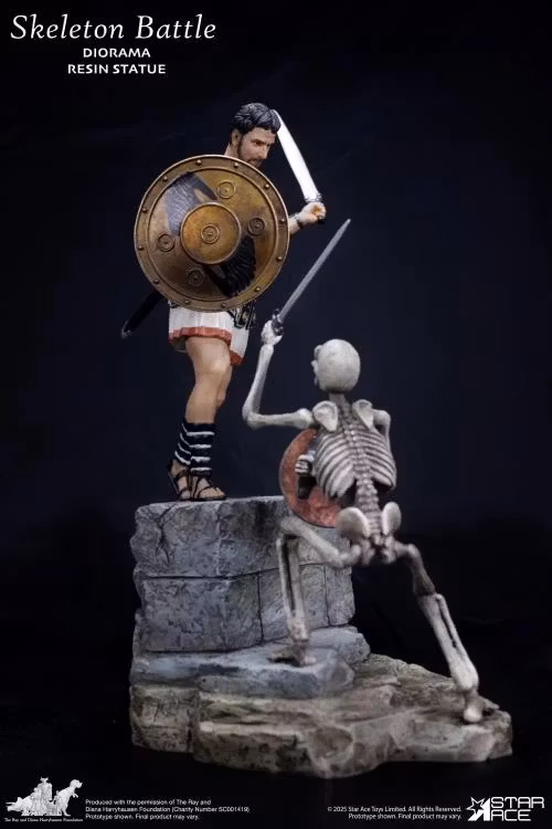 Ray Harryhausen Collection Skeleton Battle Diorama Scene 1/8 Scale Statue