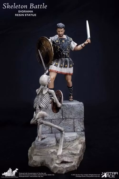 Ray Harryhausen Collection Skeleton Battle Diorama Scene 1/8 Scale Statue