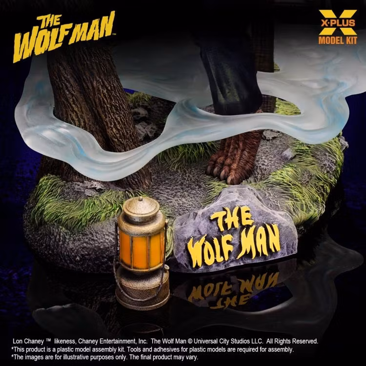 The Wolf Man Lon Chaney Jr. as The Wolf Man 1/8 Scale Model Kit