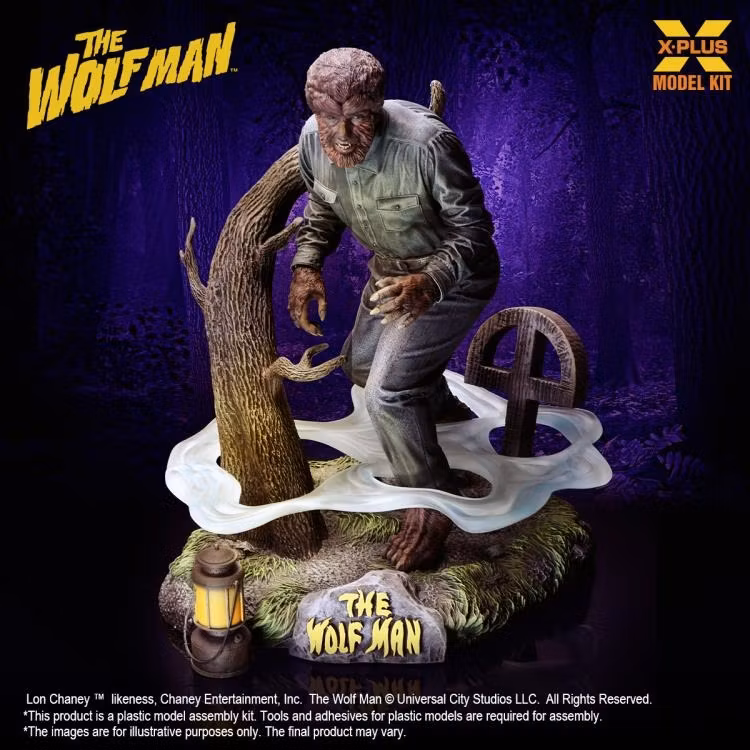 The Wolf Man Lon Chaney Jr. as The Wolf Man 1/8 Scale Model Kit