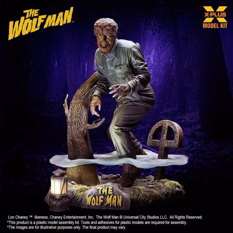The Wolf Man Lon Chaney Jr. as The Wolf Man 1/8 Scale Model Kit