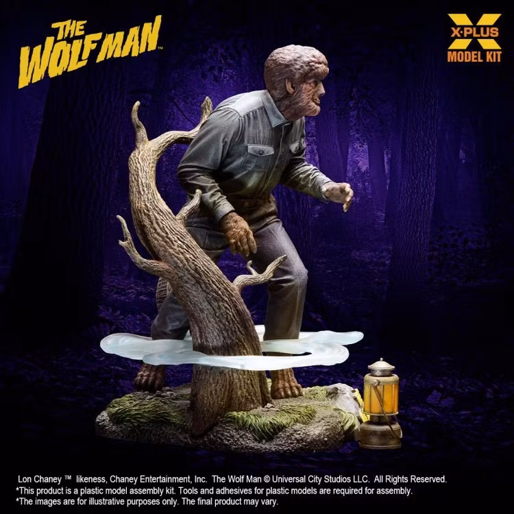 The Wolf Man Lon Chaney Jr. as The Wolf Man 1/8 Scale Model Kit