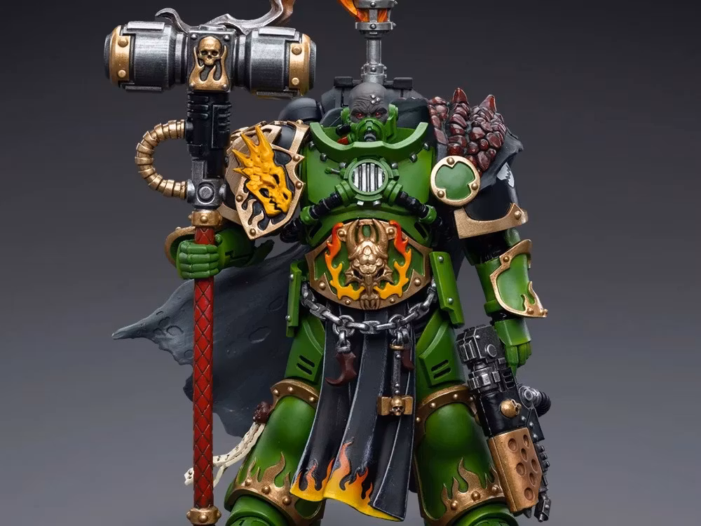 Warhammer 40k Salamanders Captain Adrax Agatone 1/18 Scale Action Figure