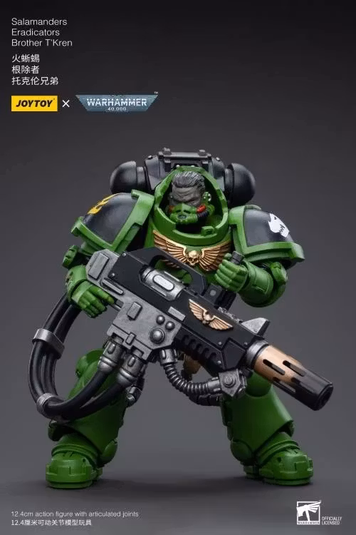 Warhammer 40K Salamanders Eradicators Brother T'Kren 1/18 Scale Action Figure