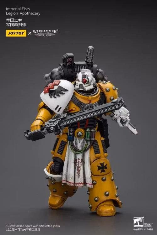 Warhammer: The Horus Heresy Imperial Fists Legion Apothecary 1/18 Scale Action Figure