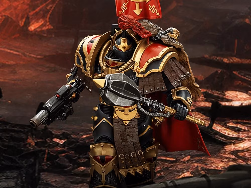 Warhammer: The Horus Heresy Sons of Horus Legion Cataphractii Praetor with Combi-Melta and Power Maul 1/18 Scale Action Figure