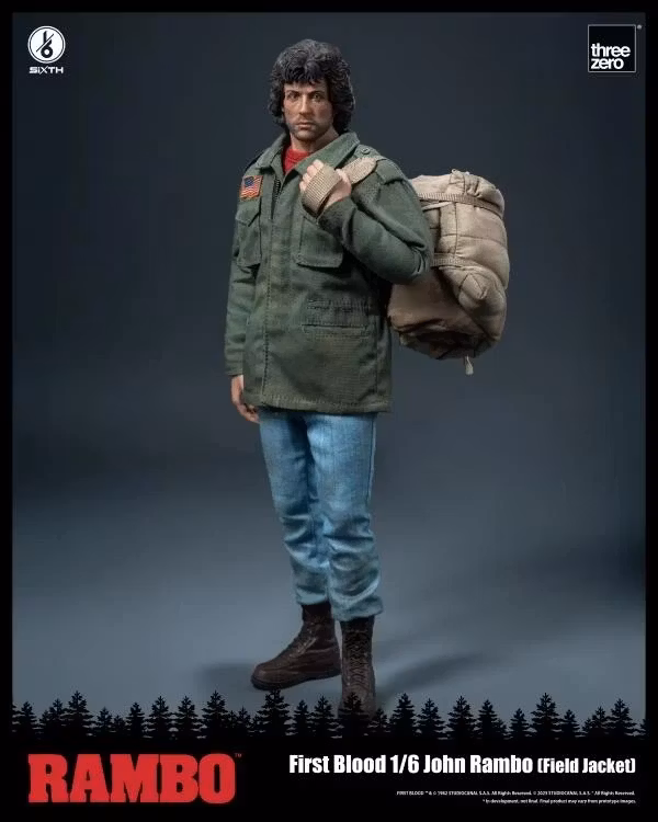 Rambo: First Blood SiXTH John Rambo (Field Jacket) 1/6 Scale Action Figure