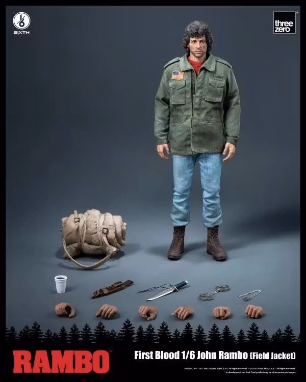 Rambo: First Blood SiXTH John Rambo (Field Jacket) 1/6 Scale Action Figure