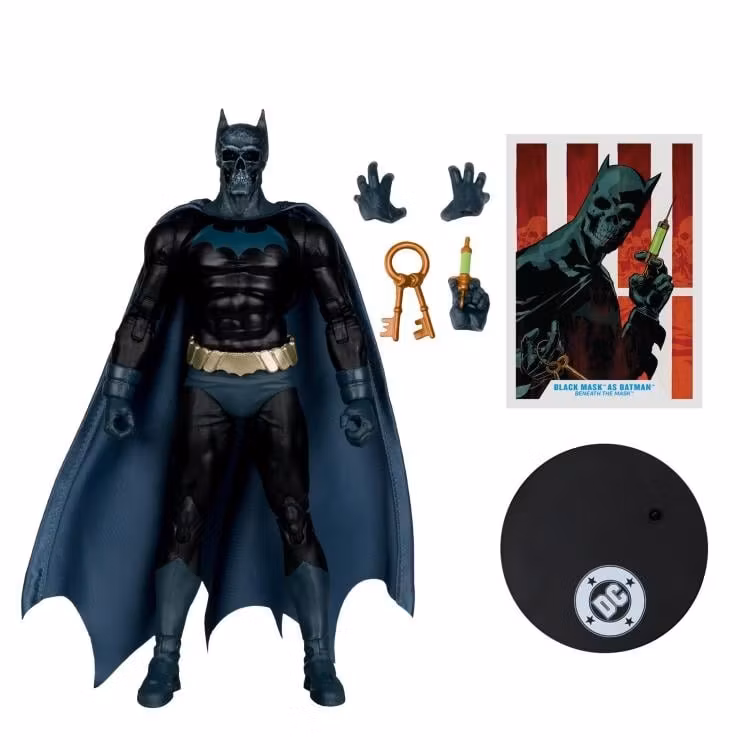 Beneath the Mask DC Multiverse Black Mask as Batman Action Figure
