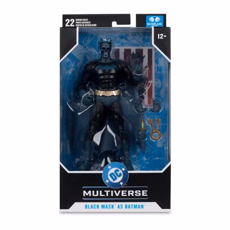 Beneath the Mask DC Multiverse Black Mask as Batman Action Figure