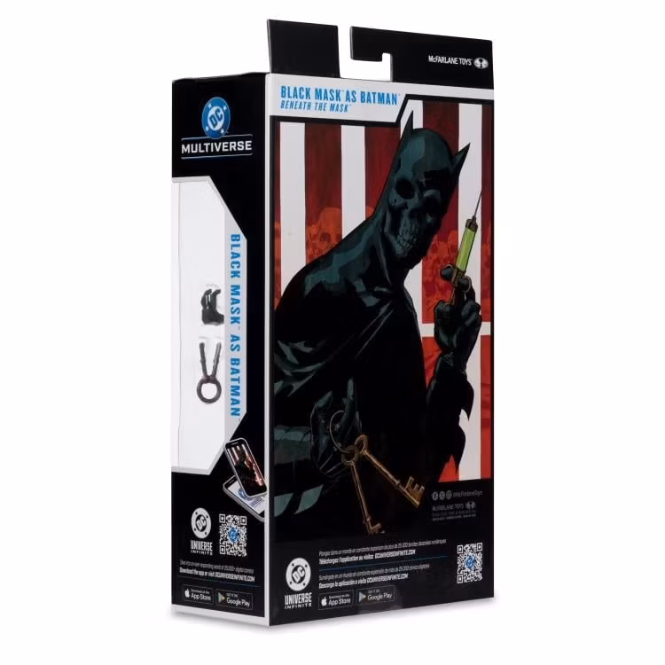 Beneath the Mask DC Multiverse Black Mask as Batman Action Figure