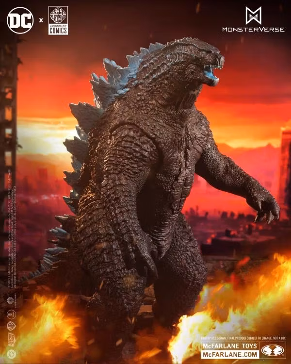 Justice League vs. Godzilla vs. Kong DC Multiverse Wonder Woman vs. Godzilla Figure Two-Pack