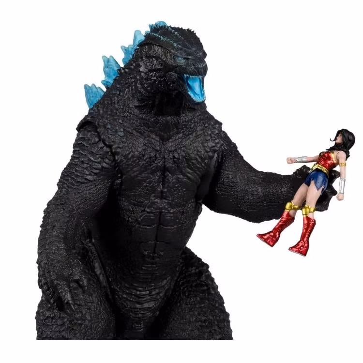 Justice League vs. Godzilla vs. Kong DC Multiverse Wonder Woman vs. Godzilla Figure Two-Pack