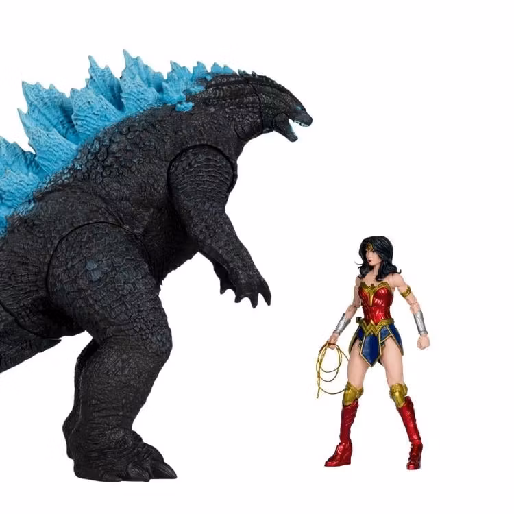 Justice League vs. Godzilla vs. Kong DC Multiverse Wonder Woman vs. Godzilla Figure Two-Pack