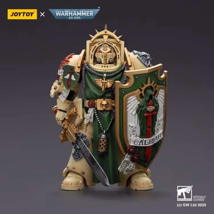 Warhammer 40,000 Dark Angels Deathwing Knight 1 with Power Sword, Storm Shield, and Teleport Homer 1/18 Scale Action Figure